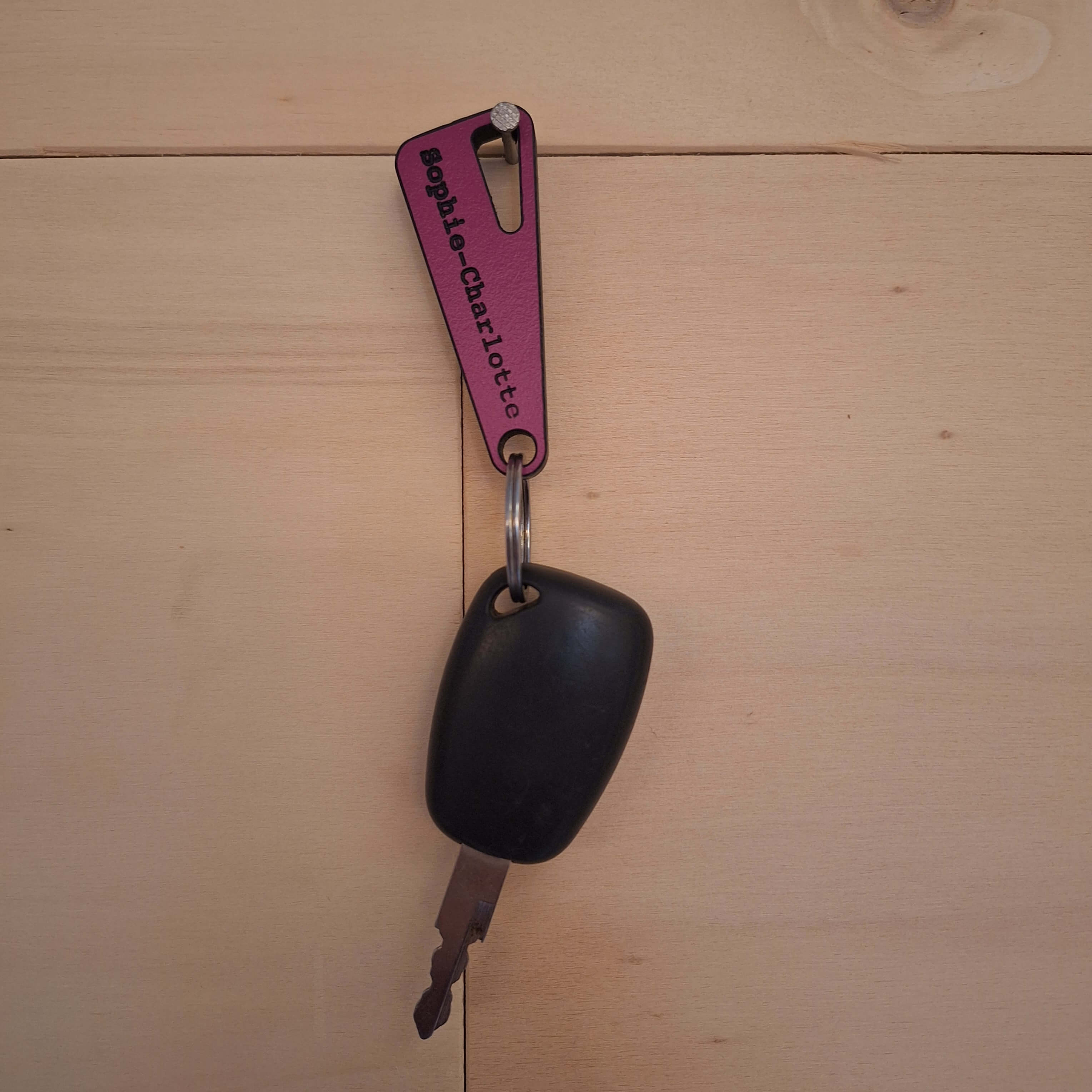 Porte-clés fini avec clés